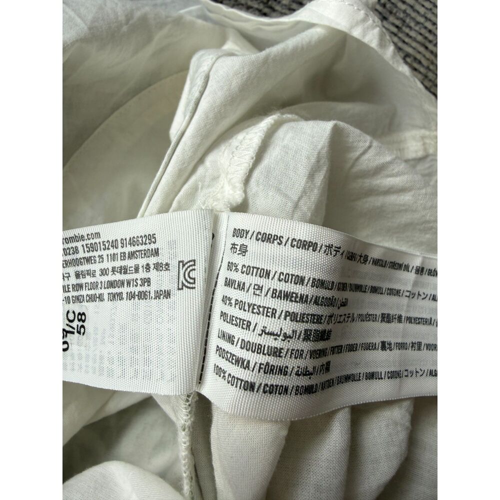 Abercrombie & Fitch Emerson Poplin Puff Sleeve Mini Dress - Picture 8 of 8